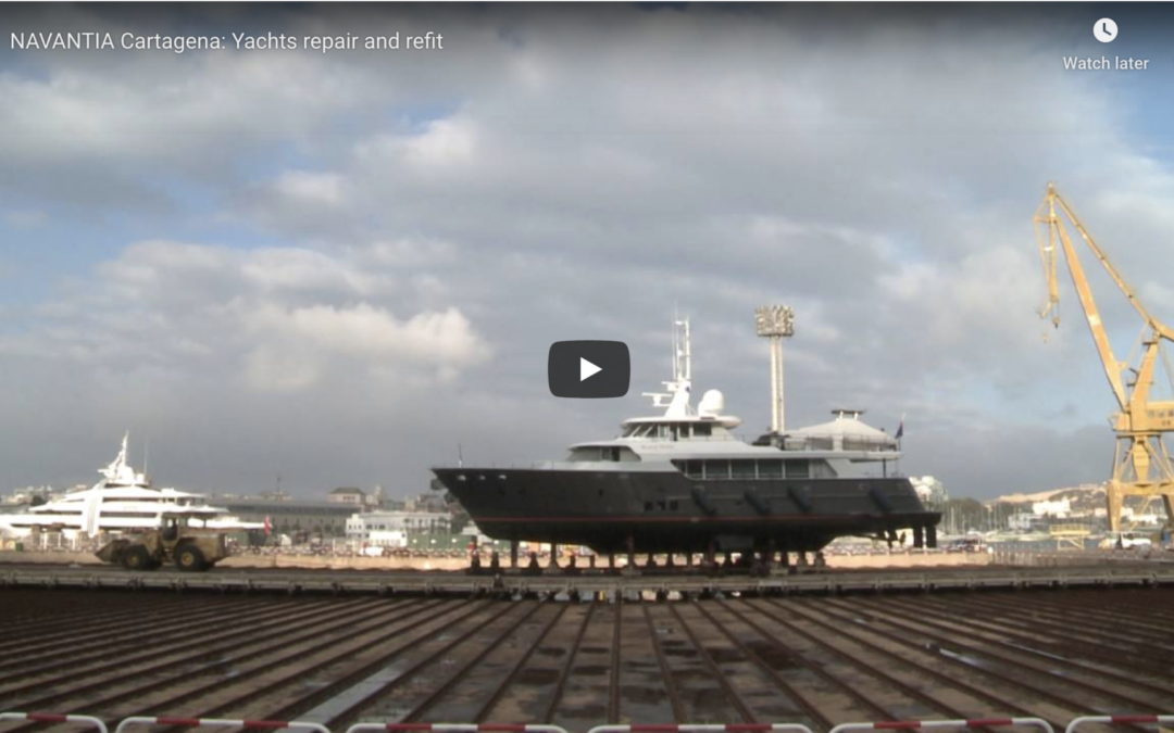 Navantia Repair Shipyard in Cartagena